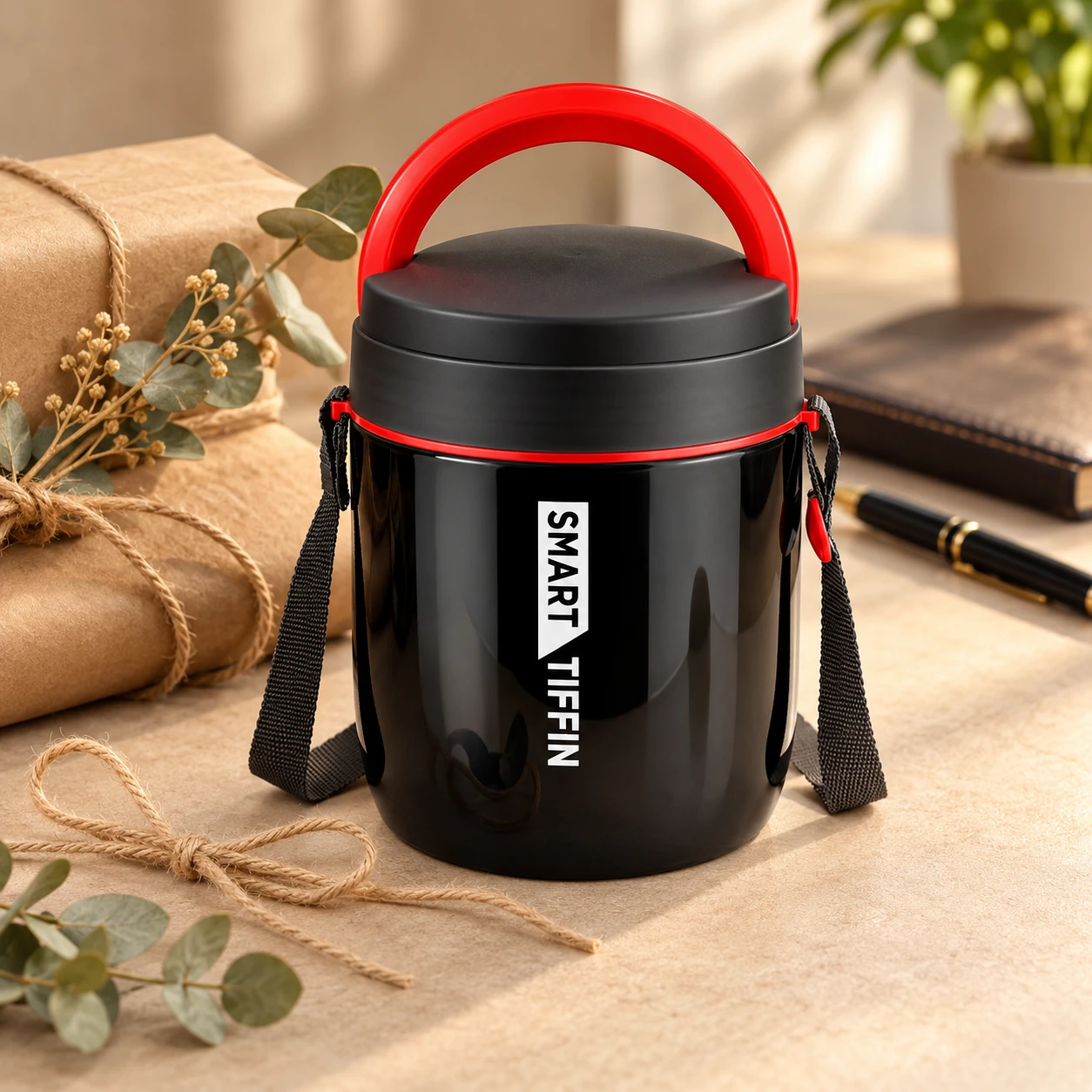 Smart Insulated Tiffin Carrier — 3 Steel Containers - view 5